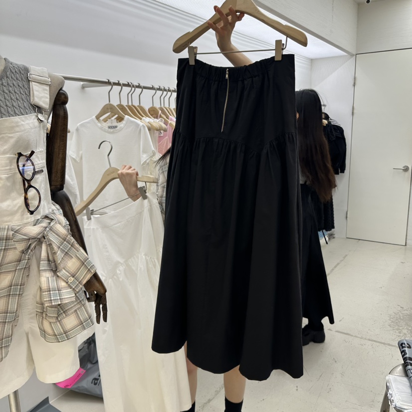MIXXIN直郵韓國代購㊣女裝新品25春夏人氣時尚熱賣休閑長裙MIXXIN長裙