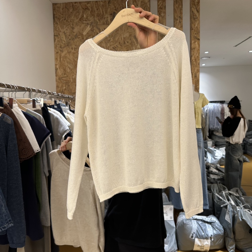 DE VENTI韓國直郵㊣女裝新品人氣25春夏熱賣推薦時尚針織衫DE VENTI針織衫