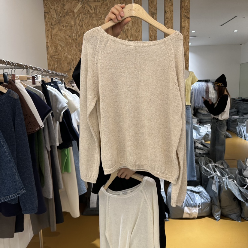 DE VENTI韓國直郵㊣女裝新品人氣25春夏熱賣推薦時尚針織衫DE VENTI針織衫圖色2