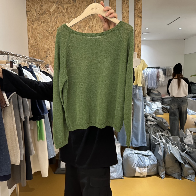 DE VENTI韓國直郵㊣女裝新品人氣25春夏熱賣推薦時尚針織衫DE VENTI針織衫圖色3