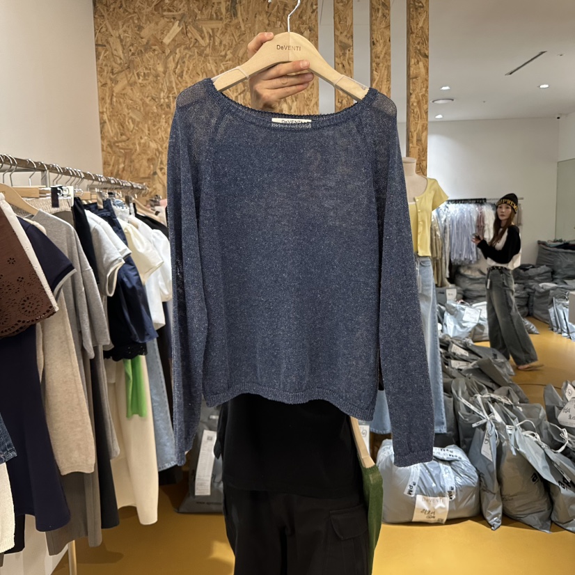 DE VENTI韓國直郵㊣女裝新品人氣25春夏熱賣推薦時尚針織衫DE VENTI針織衫圖色4