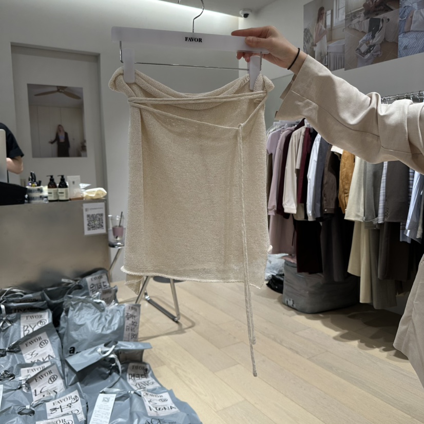 FAVOR-P韓國㊣直郵東大門代購女裝新品熱賣25春夏推薦短裙FAVOR短裙