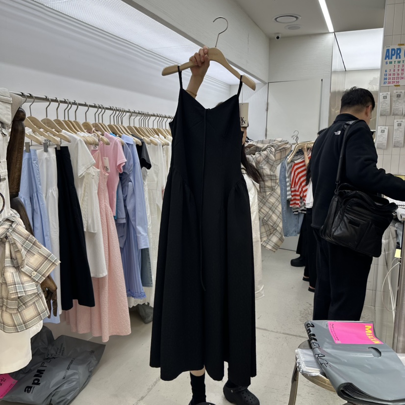 MIXXIN韓國㊣直郵東大門代購女裝新款人氣熱賣推薦休閑連衣裙MIXXIN連衣裙圖色2