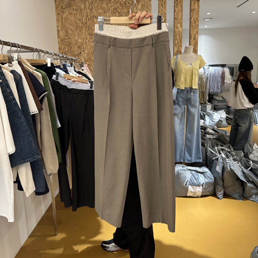 DE VENTI直郵韓國代購㊣女裝新款人氣休閑25春夏時尚休閑褲DE VENTI休閑褲圖色1