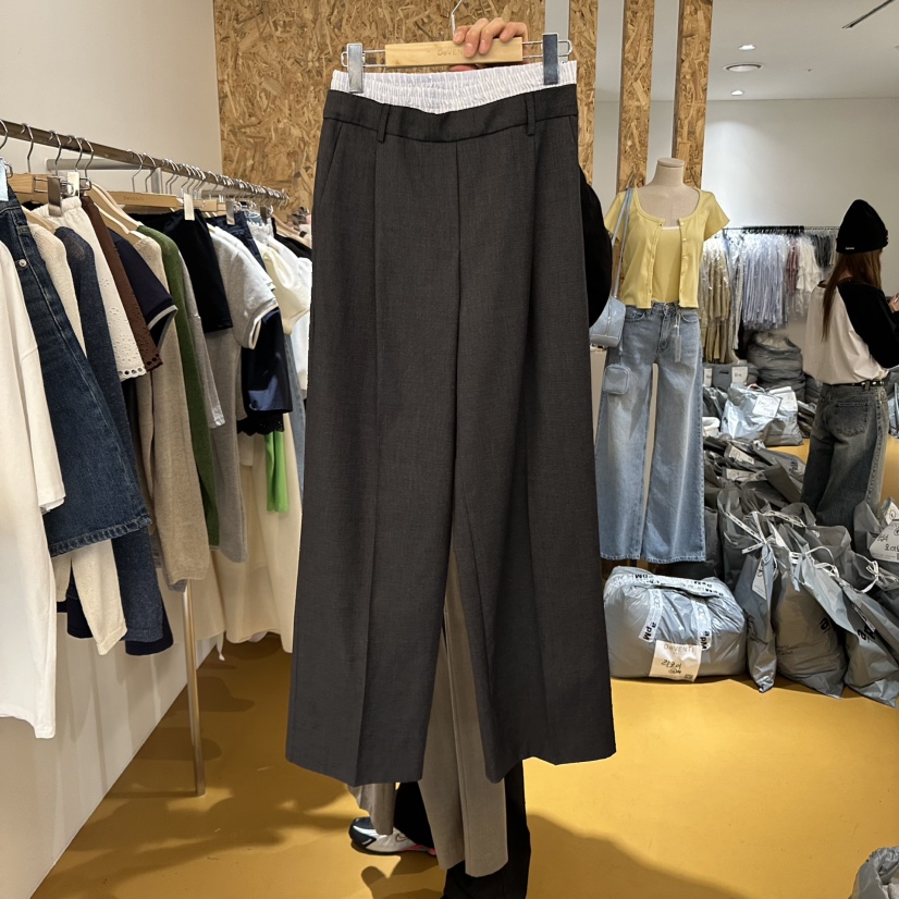 DE VENTI直郵韓國代購㊣女裝新款人氣休閑25春夏時尚休閑褲DE VENTI休閑褲圖色2