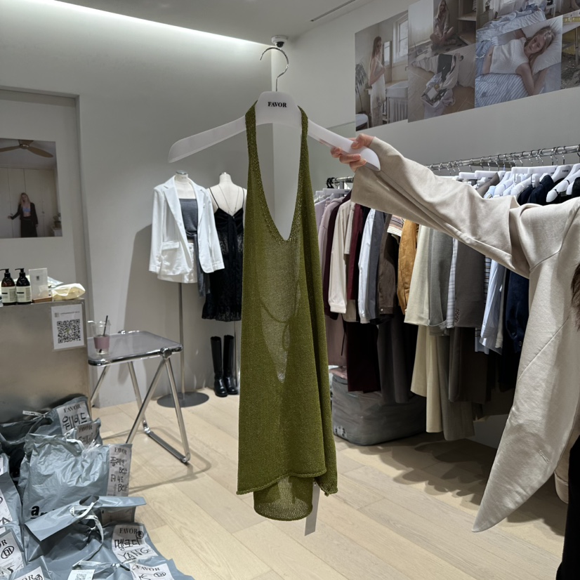 FAVOR-P直郵韓國代購㊣女裝新品25春夏人氣時尚推薦吊帶背心FAVOR吊帶/背心圖色2