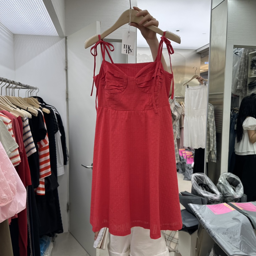 MIXXIN直郵韓國代購㊣女裝新款熱賣休閑人氣推薦25春夏連衣裙MIXXIN連衣裙圖色2
