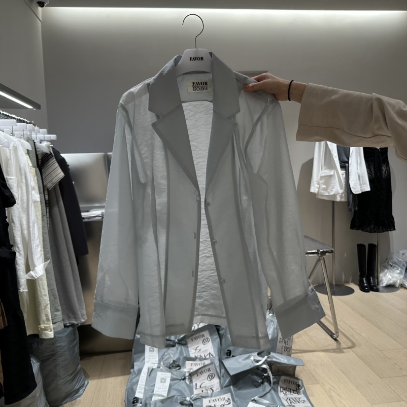 FAVOR-P直郵韓國代購㊣女裝新款人氣25春夏推薦熱賣時尚夾克FAVOR夾克圖色3