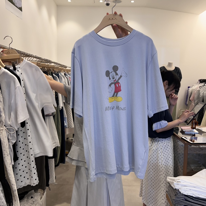 TAN&amp;COMO韓國直郵㊣東大門實拍女裝新品時尚人氣25春夏T恤tan-COMOT恤圖色3