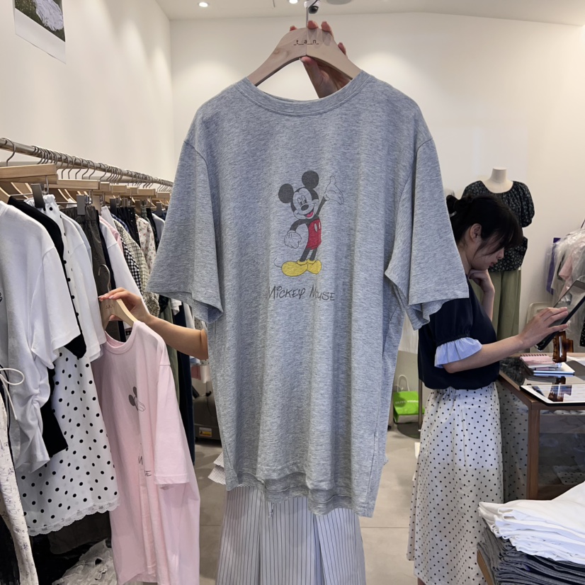 TAN&amp;COMO韓國直郵㊣東大門實拍女裝新品時尚人氣25春夏T恤tan-COMOT恤圖色4