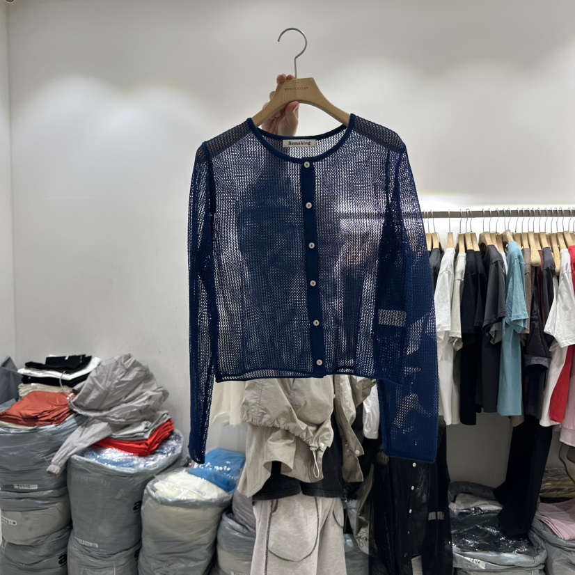 URBANSTORY/REMAKING韓國㊣直郵東大門代購女裝新品休閑襯衫蕾絲衫開衫Remaking/URBANSTORY襯衫/蕾絲衫圖色2