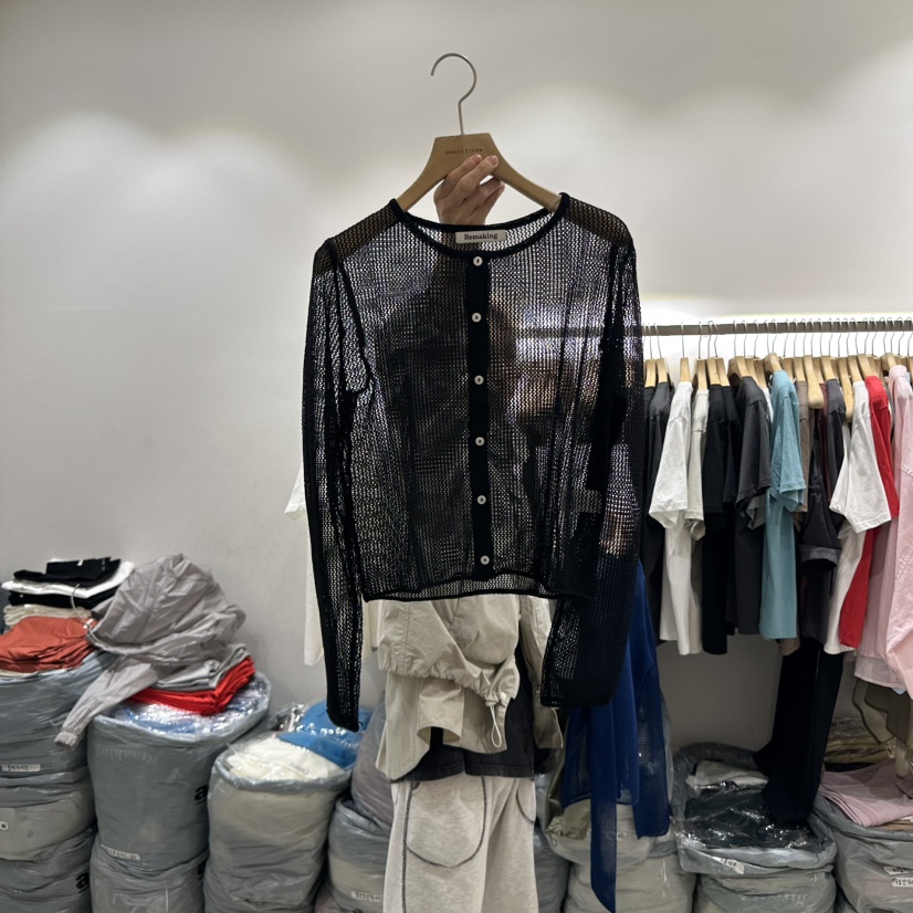 URBANSTORY/REMAKING韓國㊣直郵東大門代購女裝新品休閑襯衫蕾絲衫開衫Remaking/URBANSTORY襯衫/蕾絲衫圖色3