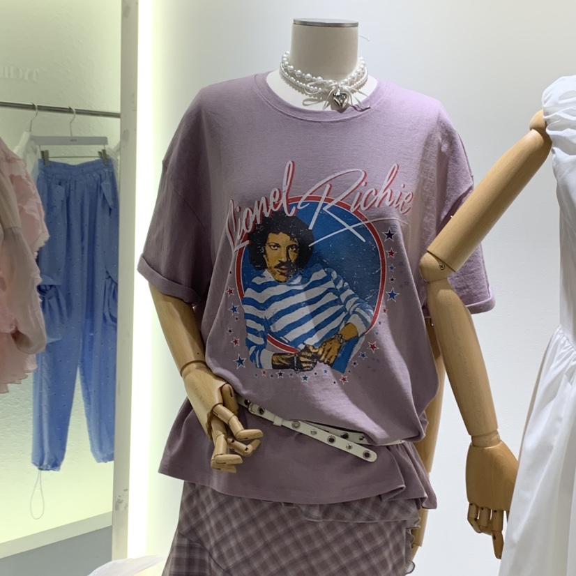TYCHE韓國㊣直郵東大門代購女裝新品25春夏休閑熱賣人氣T恤TYCHET恤