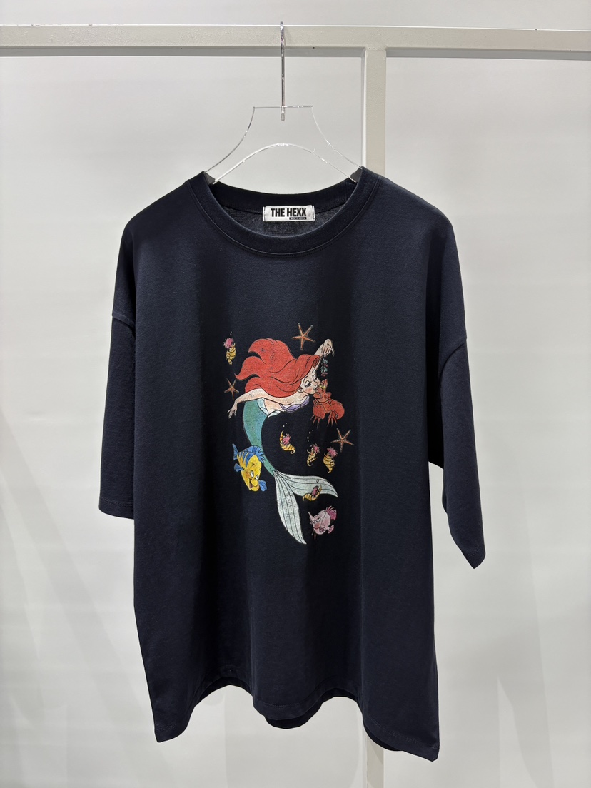 HEXX直郵韓國代購㊣女裝新品熱賣時尚推薦25春夏人氣休閑T恤THE HEXXT恤圖色2
