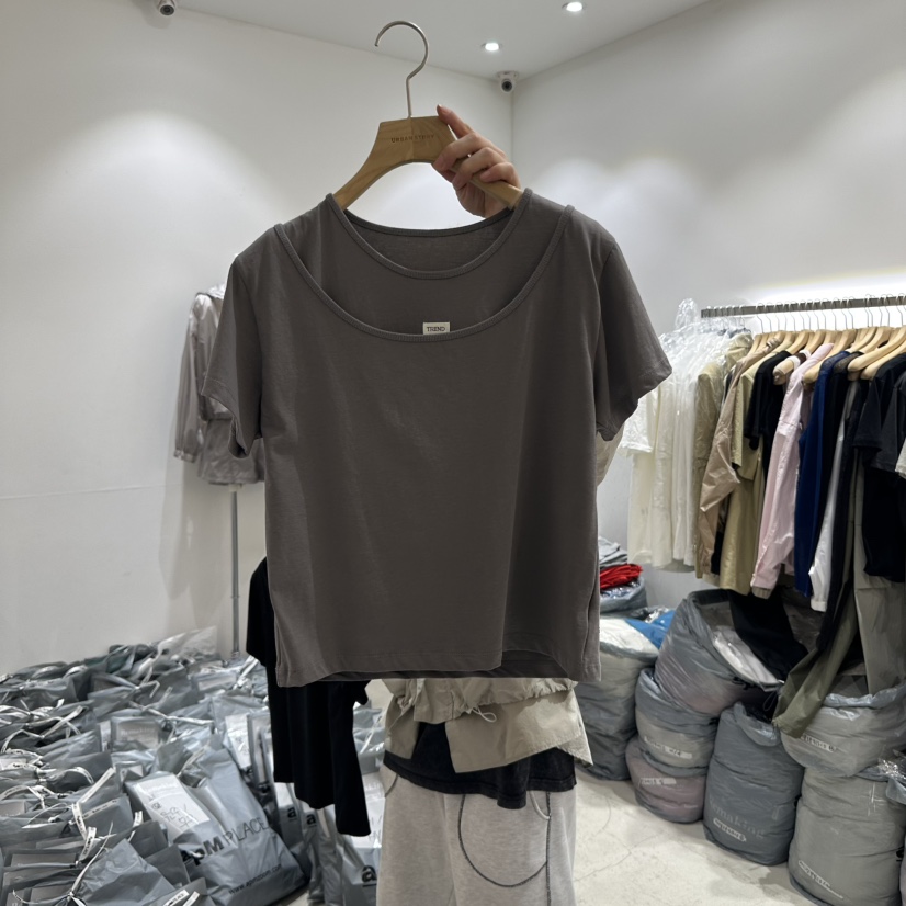 URBANSTORY/REMAKING韓國㊣直郵東大門代購女裝新品25春夏T恤Remaking/URBANSTORYT恤圖色2