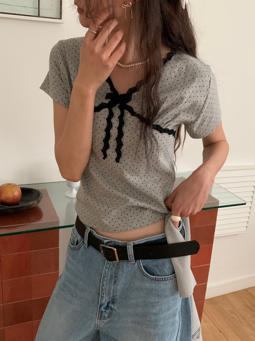 MORE THAN-P韓國直郵㊣女裝新品人氣時尚25春夏休閑熱賣T恤MORE THANT恤