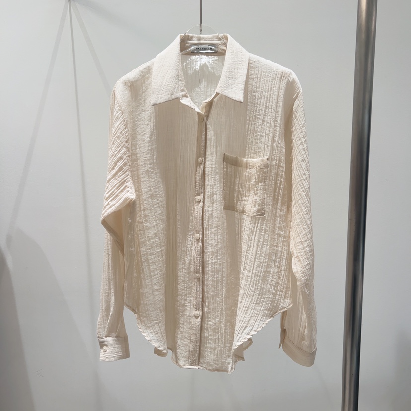 MAGNOLIA36-P韓國直郵㊣東大門實拍女裝新品人氣襯衫蕾絲衫透明MAGNOLIA36-P襯衫/蕾絲衫圖色2