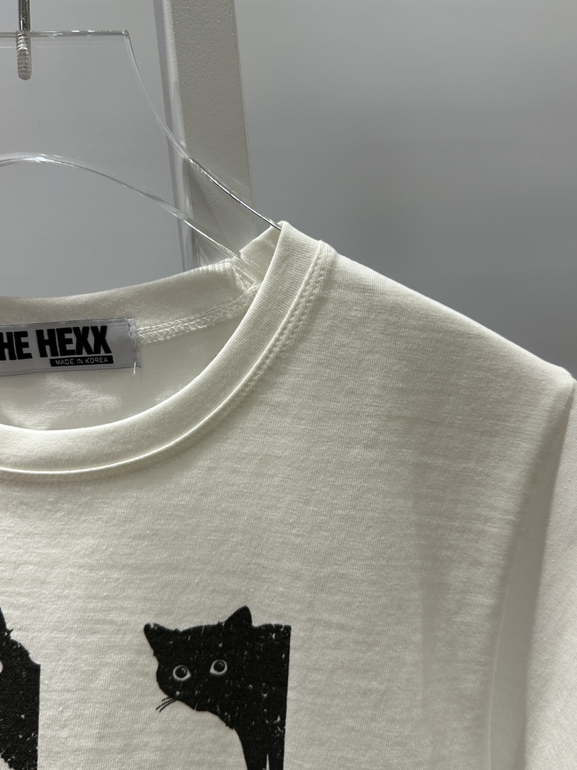 HEXX韓國直郵㊣東大門實拍女裝新品25春夏人氣熱賣休閑推薦T恤THE HEXXT恤