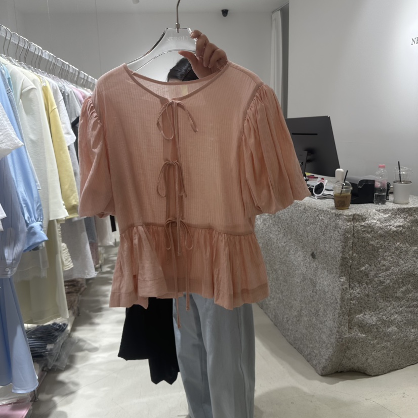 NEROLI 36直郵韓國代購㊣女裝新款休閑25春夏熱賣襯衫蕾絲衫NEROLI 36襯衫/蕾絲衫圖色2