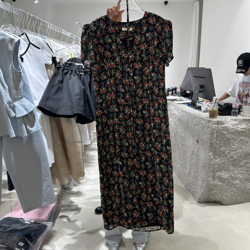 NEROLI 36韓國直郵㊣東大門實拍女裝新品熱賣連衣裙含腰繩NEROLI 36連衣裙圖色2