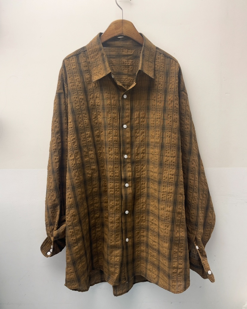 PAIRING直郵韓國代購㊣女裝新品人氣休閑襯衫蕾絲衫格紋亞麻PAIRING襯衫/蕾絲衫圖色2