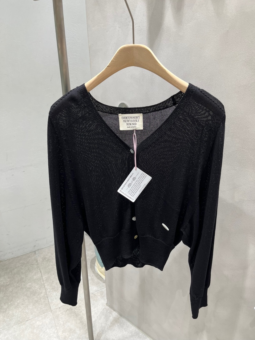 EVERCOMMERCE METICULOUSLY DESIGNED韓國㊣直郵東大門代購女裝新品25春夏針織衫EVERCOMMERCE METICULOUSLY DESIGNED針織衫圖色3