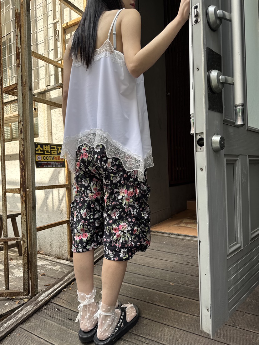 FRANC—L韓國直郵㊣東大門實拍女裝新款推薦休閑25春夏短褲FRANC短褲