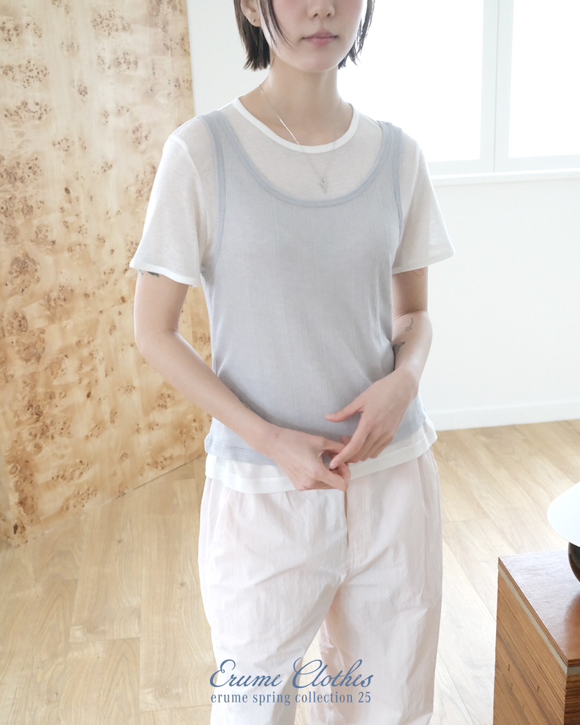 ERUME直郵韓國代購㊣女裝新款推薦25春夏時尚人氣休閑吊帶背心ERUME吊帶/背心