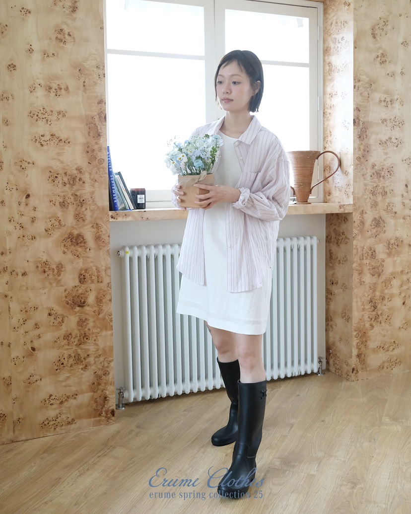 ERUME韓國直郵㊣東大門實拍女裝新品人氣推薦熱賣襯衫蕾絲衫ERUME襯衫/蕾絲衫