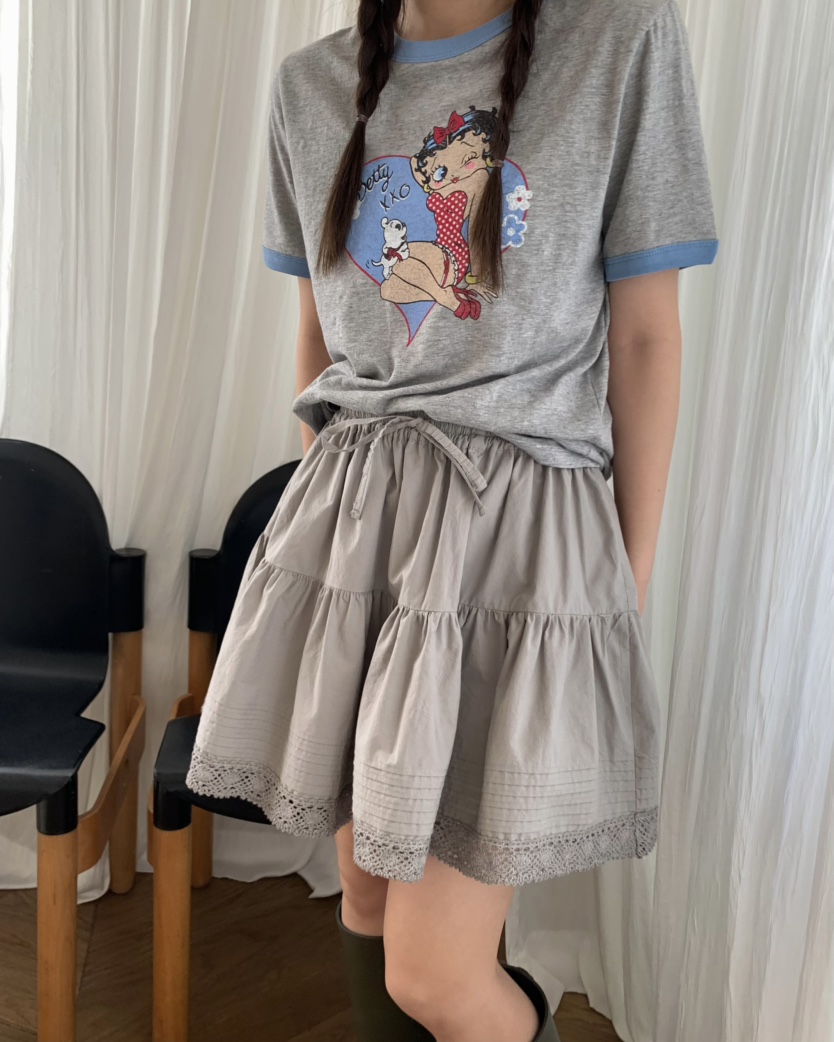 PEBBLE韓國㊣直郵東大門代購女裝新款熱賣時尚推薦休閑短裙PEBBLE/LAYER短裙