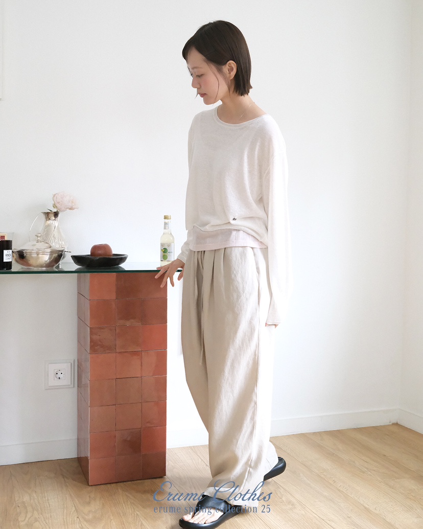 ERUME韓國直郵㊣女裝新款熱賣25春夏推薦休閑人氣時尚針織衫ERUME針織衫