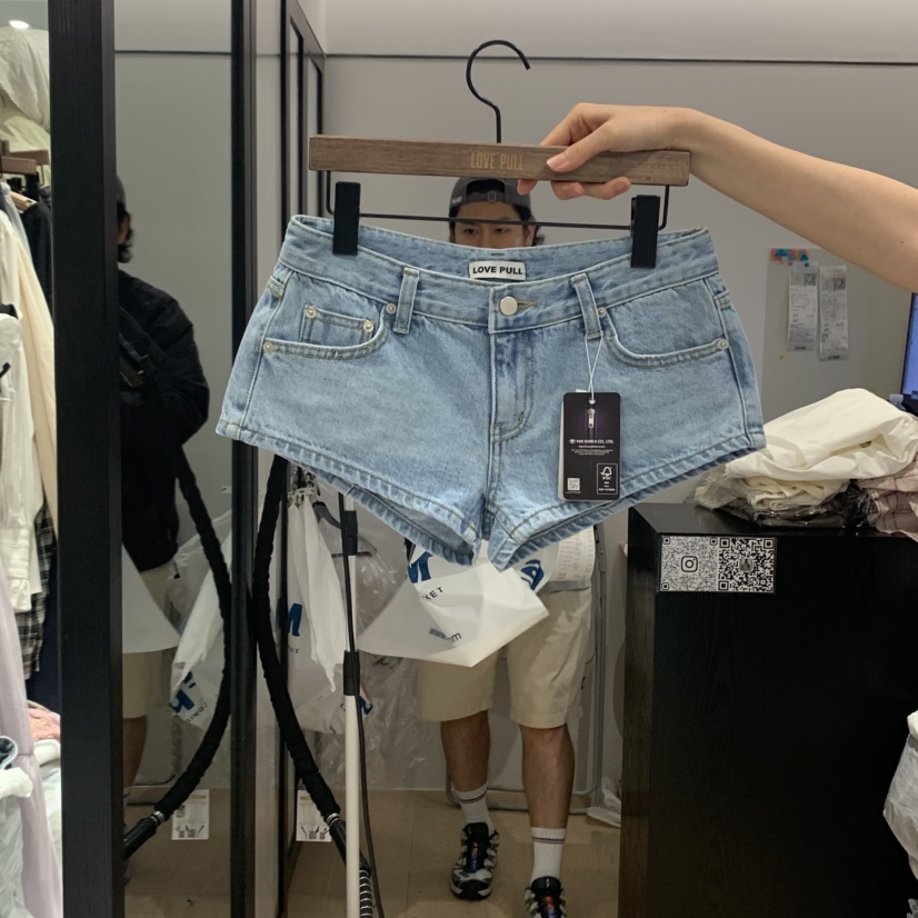 LOVE PULL直郵韓國代購㊣女裝新品休閑25春夏熱賣推薦短褲LOVE PULL短褲