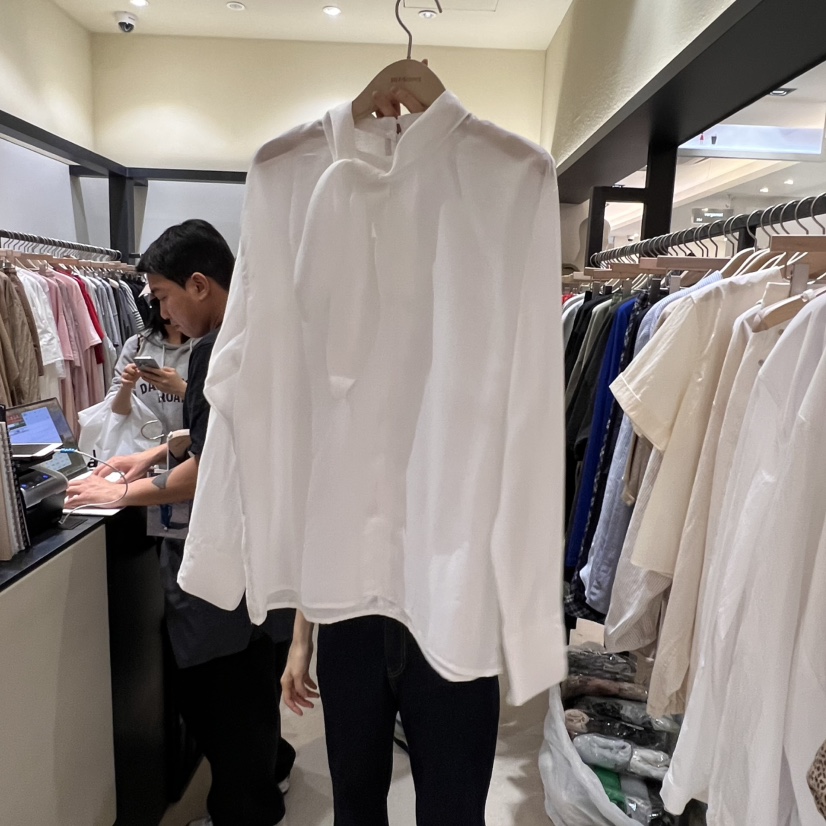 SELF SERVICE韓國直郵㊣東大門實拍女裝新款熱賣襯衫蕾絲衫SELF SERVICE襯衫/蕾絲衫圖色1