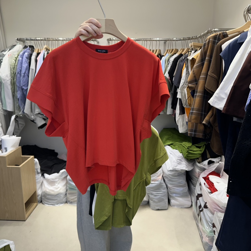 DA YLOG直郵韓國代購㊣女裝新品熱賣人氣推薦時尚休閑25春夏T恤DA YLOGT恤圖色4