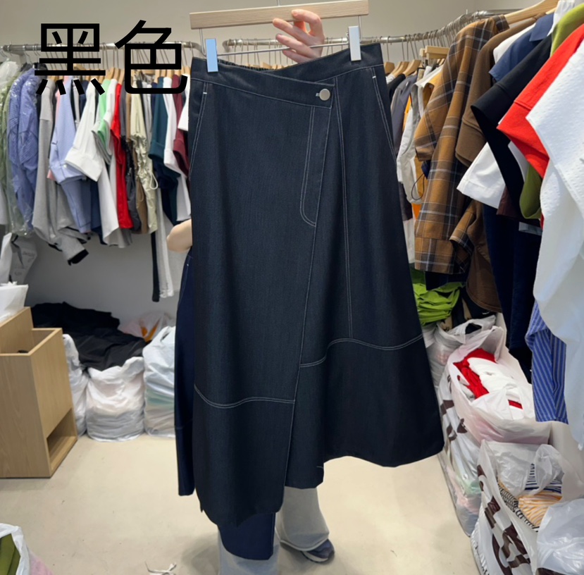 DA YLOG直郵韓國代購㊣女裝新品人氣休閑25春夏推薦時尚長裙DA YLOG長裙圖色2