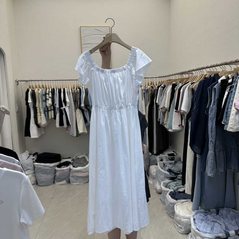 MILK TEA直郵韓國代購㊣女裝新品推薦熱賣時尚25春夏連衣裙RE:FRESH連衣裙