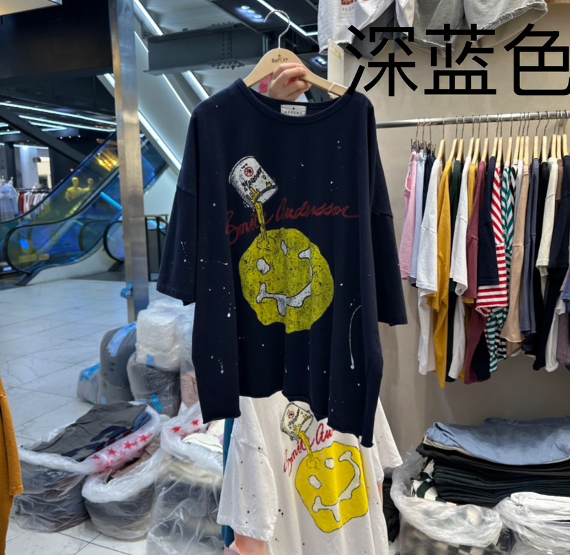 REPLAY韓國㊣直郵東大門代購女裝新款推薦時尚25春夏人氣T恤REPLAYT恤圖色5