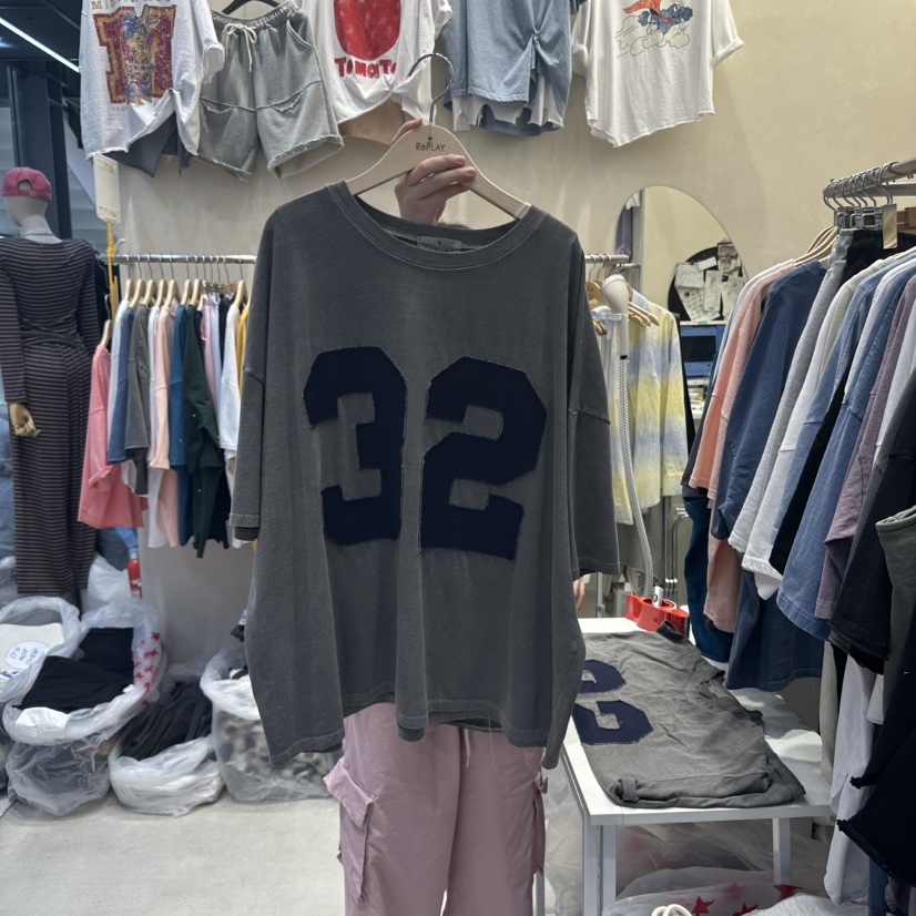 REPLAY韓國㊣直郵東大門代購女裝新品休閑熱賣人氣推薦25春夏T恤REPLAYT恤圖色3