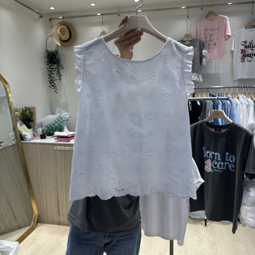 UNDERSTAR_VINTAGE韓國直郵㊣東大門實拍女裝新款25春夏吊帶背心UNDERSTAR_VINTAGE吊帶/背心