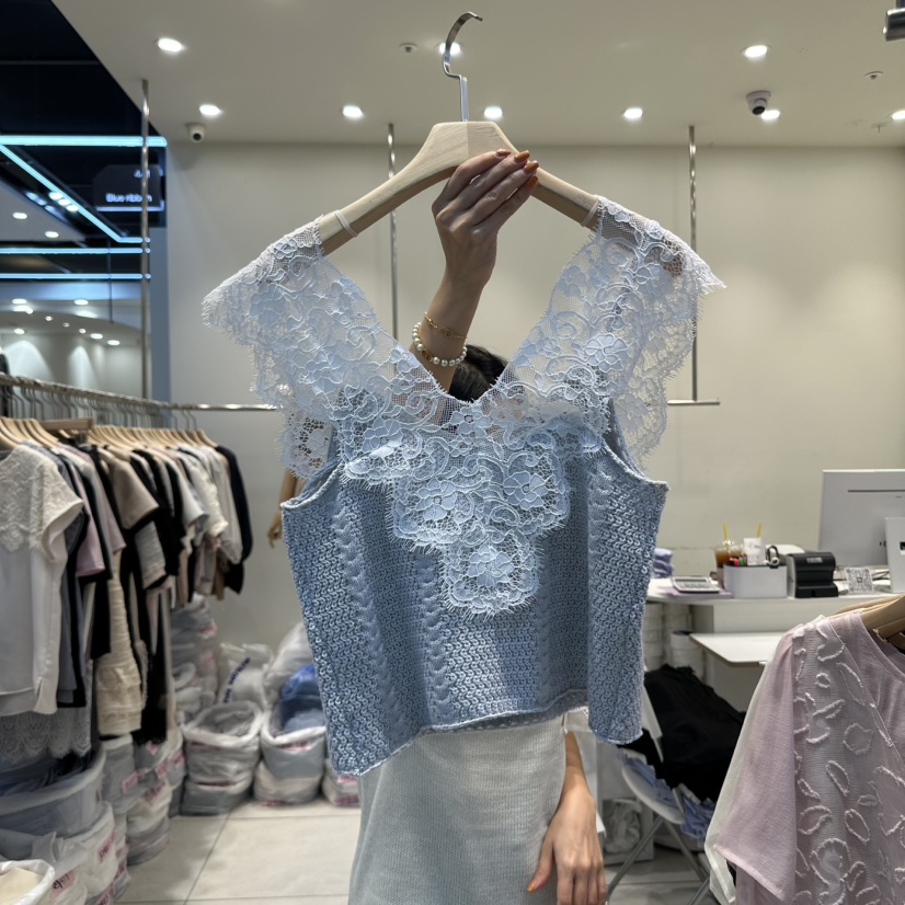 BLUE RIBBON韓國直郵㊣東大門實拍女裝新款人氣時尚吊帶背心BLUE RIBBON吊帶/背心