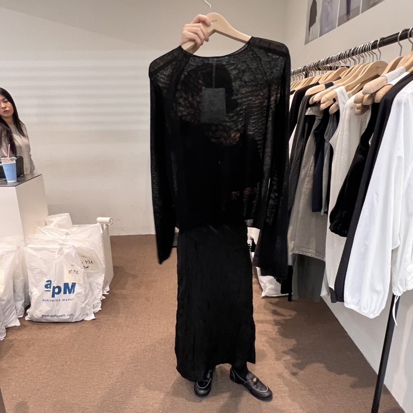 OBJECT韓國直郵㊣女裝新品時尚推薦25春夏熱賣休閑人氣針織衫OBJECT針織衫圖色2