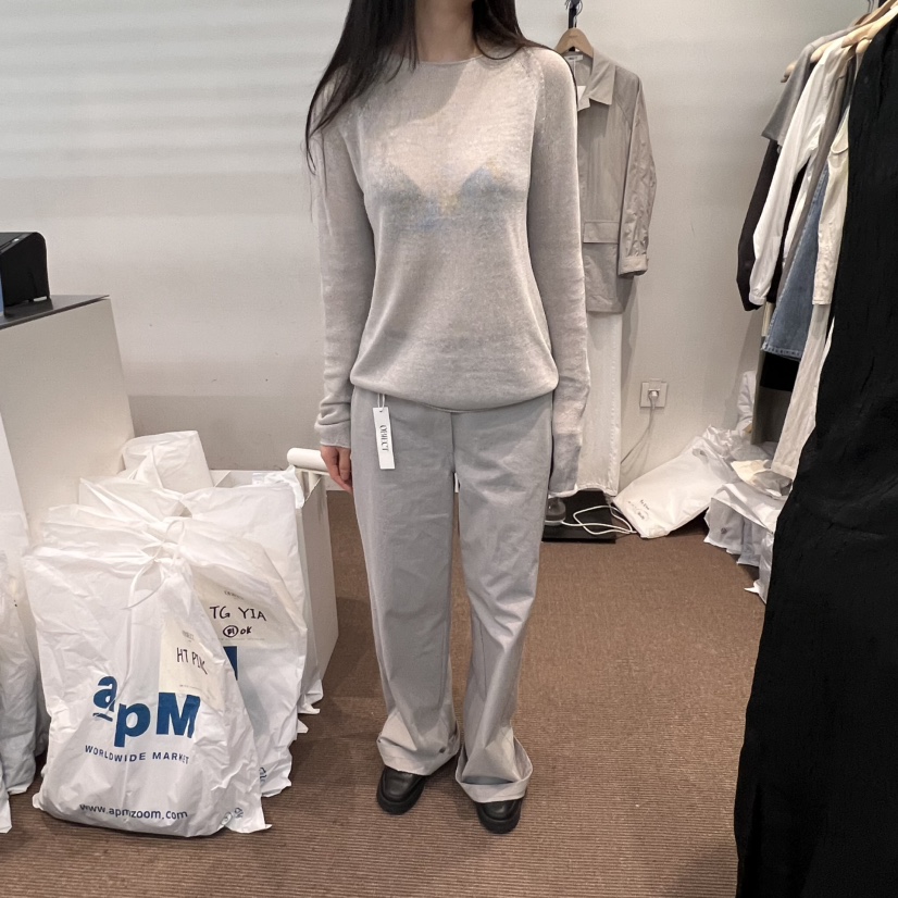 OBJECT韓國直郵㊣女裝新品時尚推薦25春夏熱賣休閑人氣針織衫OBJECT針織衫圖色3