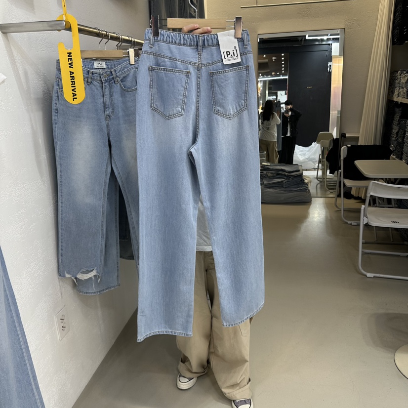 PAI韓國㊣直郵東大門代購女裝新款25春夏推薦人氣休閑牛仔褲PAI牛仔褲