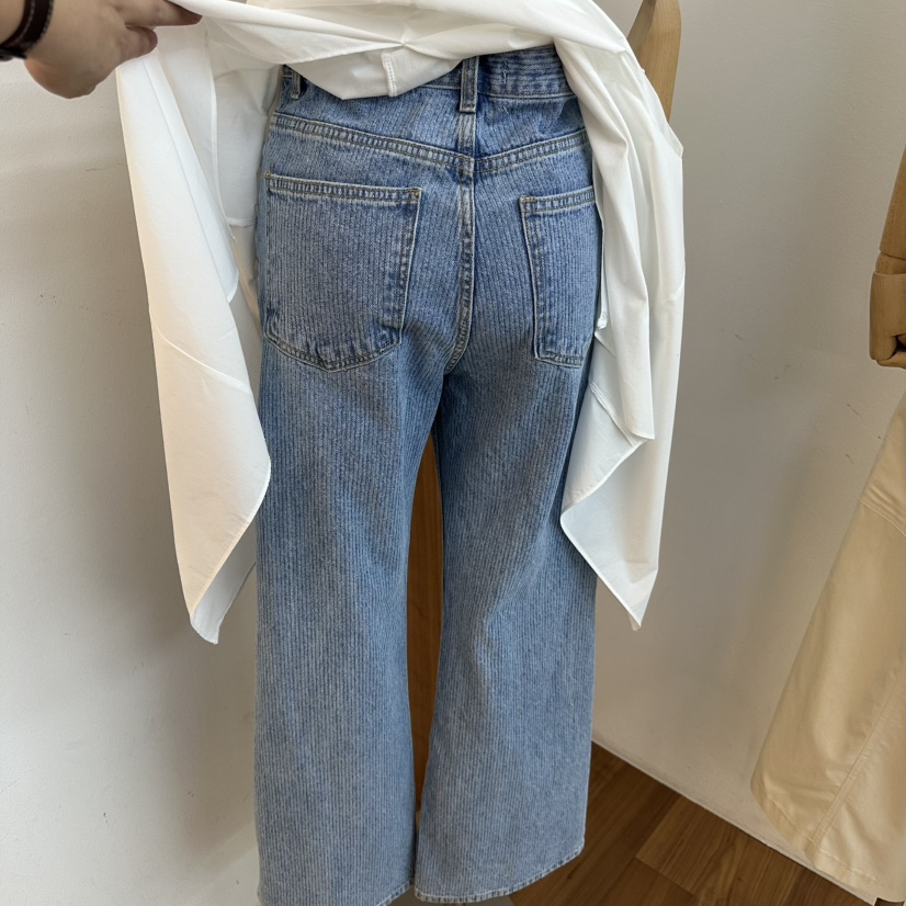 MYNAMEIS韓國直郵㊣東大門實拍女裝新品休閑25春夏熱賣牛仔褲MYNAMEIS牛仔褲