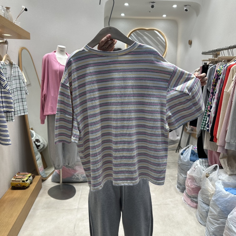 NEAR韓國㊣直郵東大門代購女裝新品25春夏推薦時尚熱賣休閑T恤NEART恤