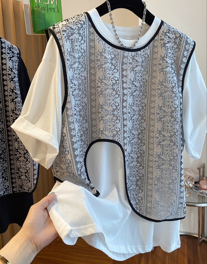 COMME TU VEUX-Q韓國㊣直郵東大門代購女裝新品時尚連衣裙蕾絲COMME TU VEUX-Q連衣裙圖色1