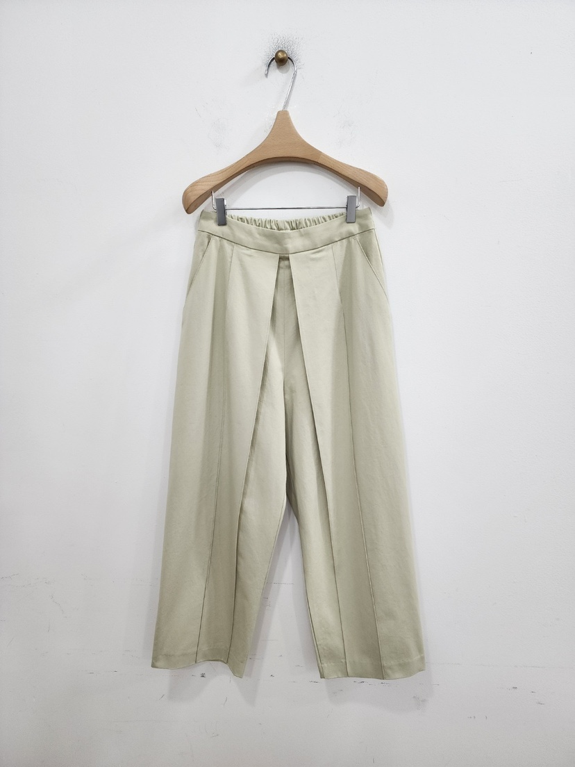 LE MIU韓國直郵㊣東大門實拍女裝新品25春夏熱賣休閑褲褶皺LE MIU休閑褲圖色2