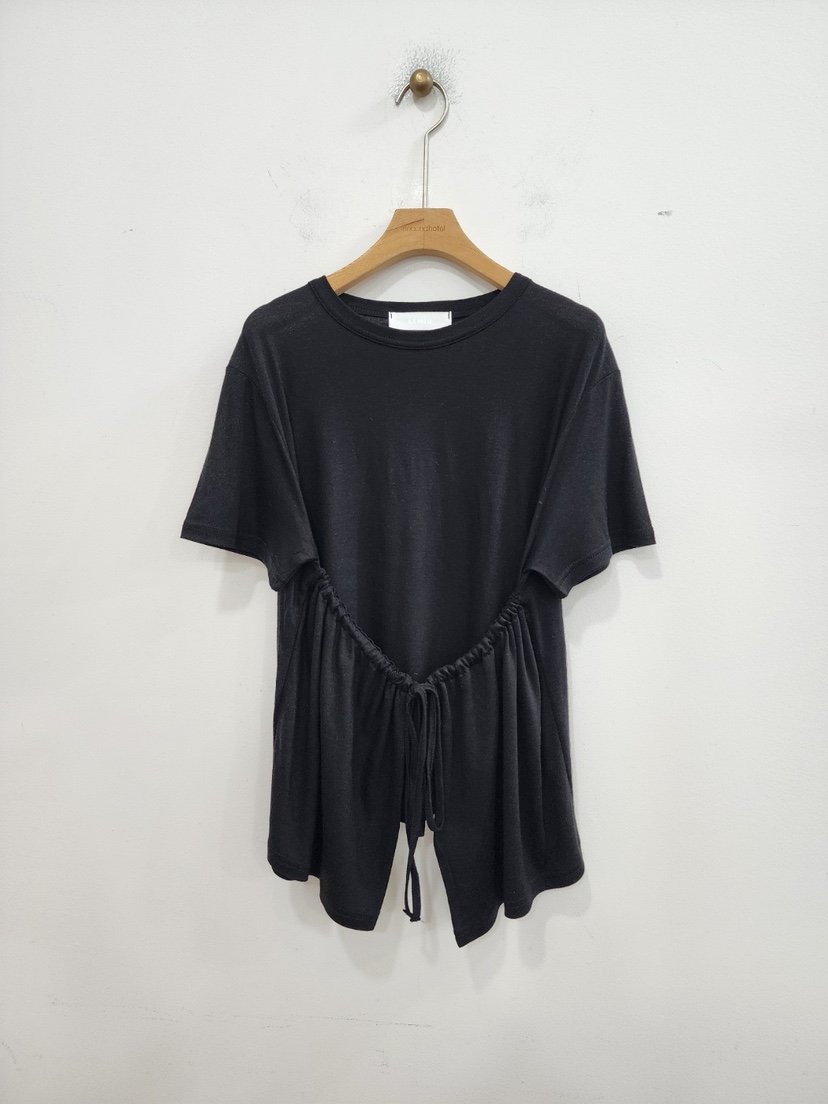 LE MIU直郵韓國代購㊣女裝新品25春夏休閑推薦熱賣T恤絲綢LE MIUT恤圖色3