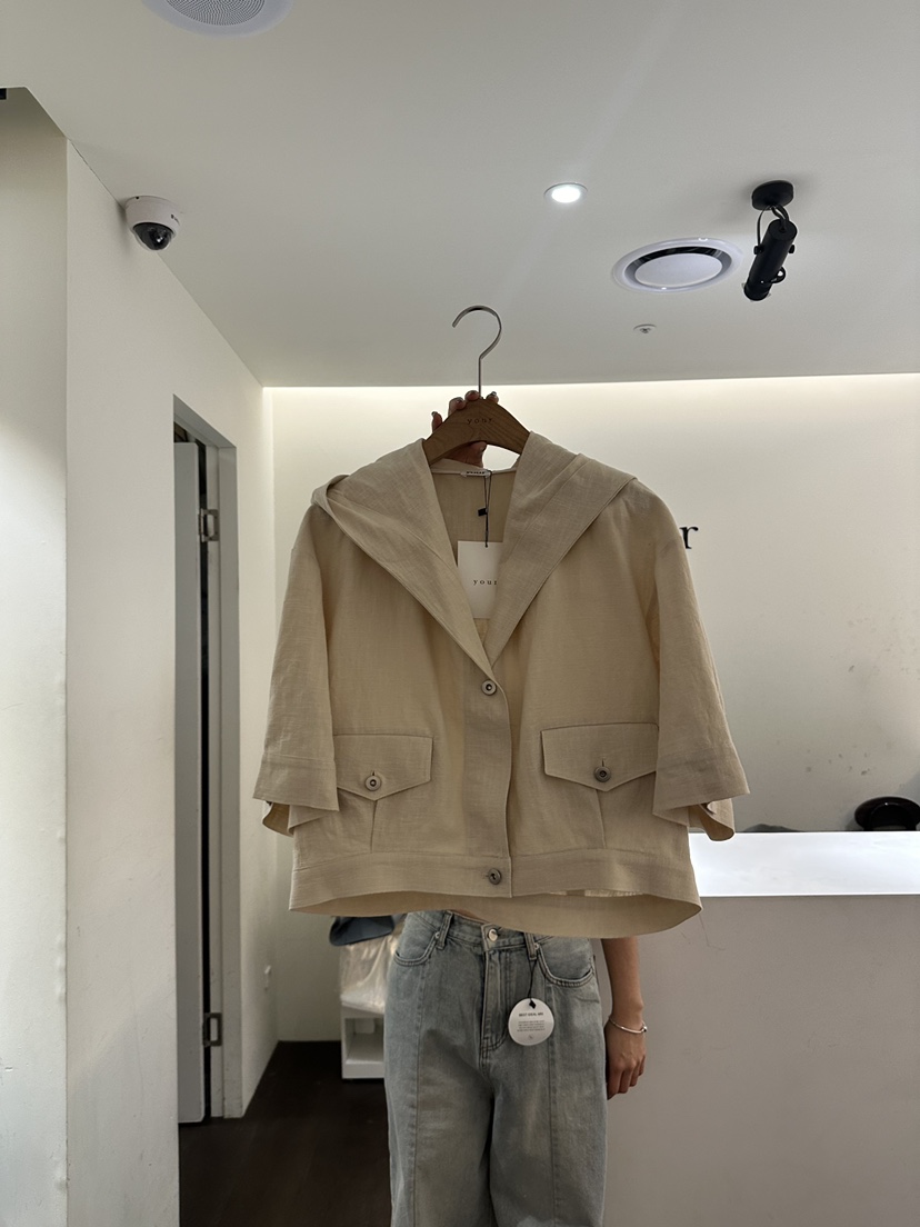 YOUR-P韓國直郵㊣女裝新品推薦人氣25春夏休閑時尚熱賣夾克YOUR-P夾克圖色2