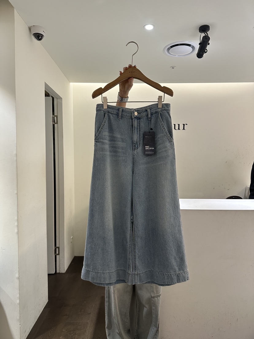 YOUR-P韓國直郵㊣東大門實拍女裝新品休閑熱賣25春夏牛仔褲天絲YOUR-P牛仔褲